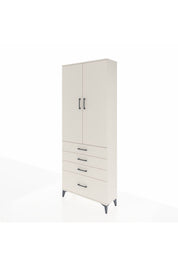 Arges Dolap 3 Raflı 4 Çekmeceli 2 Kapaklı 88x30x221 Aytaşı-Aytaşı