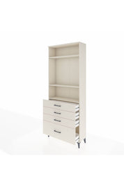 Arges Dolap 3 Raflı 4 Çekmeceli 88x30x221 Aytaşı-Aytaşı