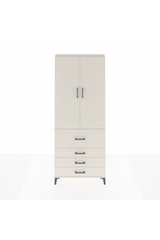 Arges Dolap 2 Raflı 4 Çekmeceli Tek Askılı 88x30x221 Aytaşı-Aytaşı