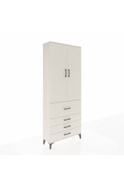 Arges Dolap 2 Raflı 4 Çekmeceli Tek Askılı 88x30x221 Aytaşı-Aytaşı