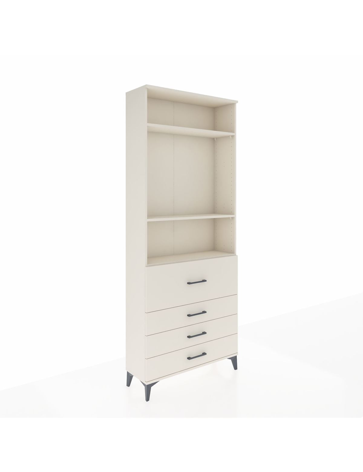 Arges Dolap 3 Raflı 4 Çekmeceli 88x30x221 Aytaşı-Aytaşı