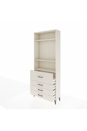 Arges Dolap 3 Raflı 4 Çekmeceli 88x30x221 Aytaşı-Aytaşı