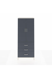 Arges Dolap 2 Raflı 3 Çekmeceli Tek Askılı 88x30x221 Aytaşı-Antrasit