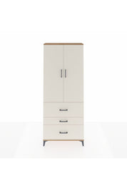 Arges Dolap 2 Raflı 3 Çekmeceli Tek Askılı 88x30x221 Çam-Aytaşı