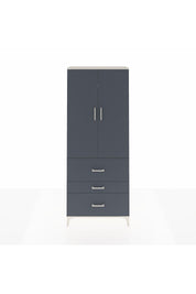 Arges Dolap 3 Raflı 3 Çekmeceli 2 Kapaklı 88x30x221 Aytaşı-Antrasit