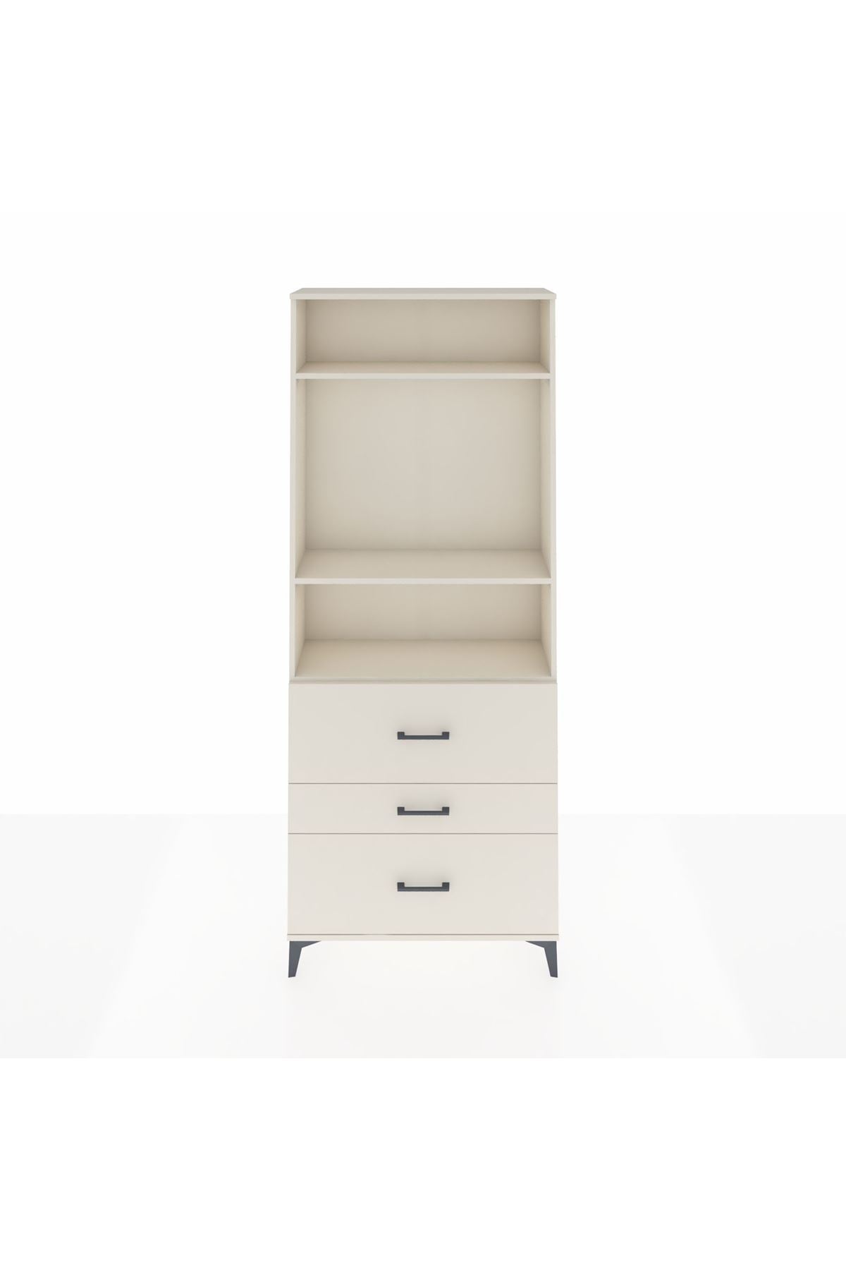 Arges Dolap 3 Raflı 3 Çekmeceli 88x30x221 Aytaşı-Aytaşı