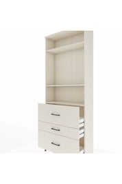 Arges Dolap 3 Raflı 3 Çekmeceli 88x30x221 Aytaşı-Aytaşı