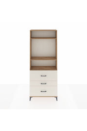 Arges Dolap 3 Raflı 3 Çekmeceli 88x30x221 Çam-Aytaşı