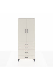 Arges Dolap 2 Raflı 4 Çekmeceli Tek Askılı 88x30x221 Aytaşı-Aytaşı