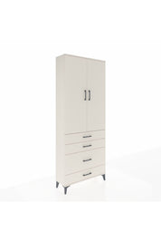 Arges Dolap 3 Raflı 4 Çekmeceli 2 Kapaklı 88x30x221 Aytaşı-Aytaşı