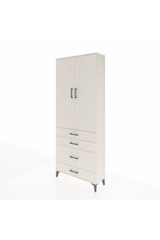 Arges Dolap 3 Raflı 4 Çekmeceli 2 Kapaklı 88x30x221 Aytaşı-Aytaşı