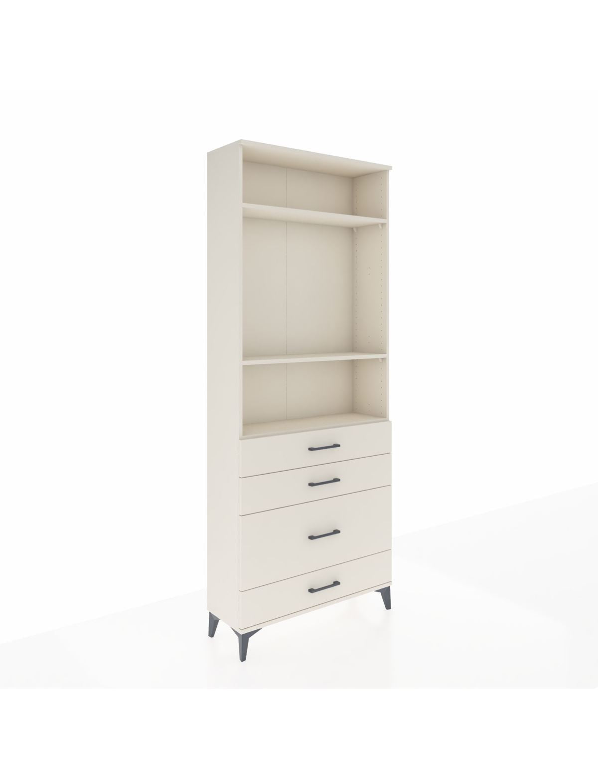 Arges Dolap 3 Raflı 4 Çekmeceli 88x30x221 Aytaşı-Aytaşı