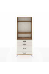 Arges Dolap 3 Raflı 4 Çekmeceli 88x30x221