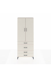 Arges Dolap 2 Raflı 4 Çekmeceli Tek Askılı 88x30x221 Aytaşı-Aytaşı