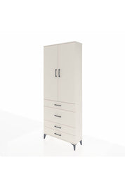 Arges Dolap 2 Raflı 4 Çekmeceli Tek Askılı 88x30x221 Aytaşı-Aytaşı