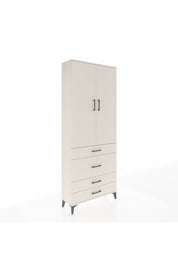 Arges Dolap 3 Raflı 4 Çekmeceli 2 Kapaklı 88x30x221 Aytaşı-Aytaşı