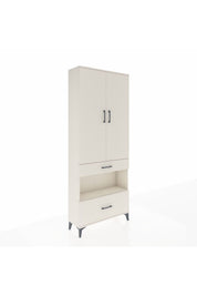 Arges Dolap 4 Raflı 2 Çekmeceli 2 Kapaklı 88x30x221 Aytaşı-Aytaşı