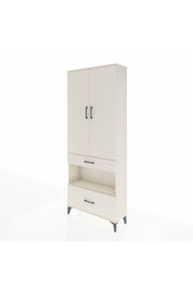 Arges Dolap 4 Raflı 2 Çekmeceli 2 Kapaklı 88x30x221 Aytaşı-Aytaşı