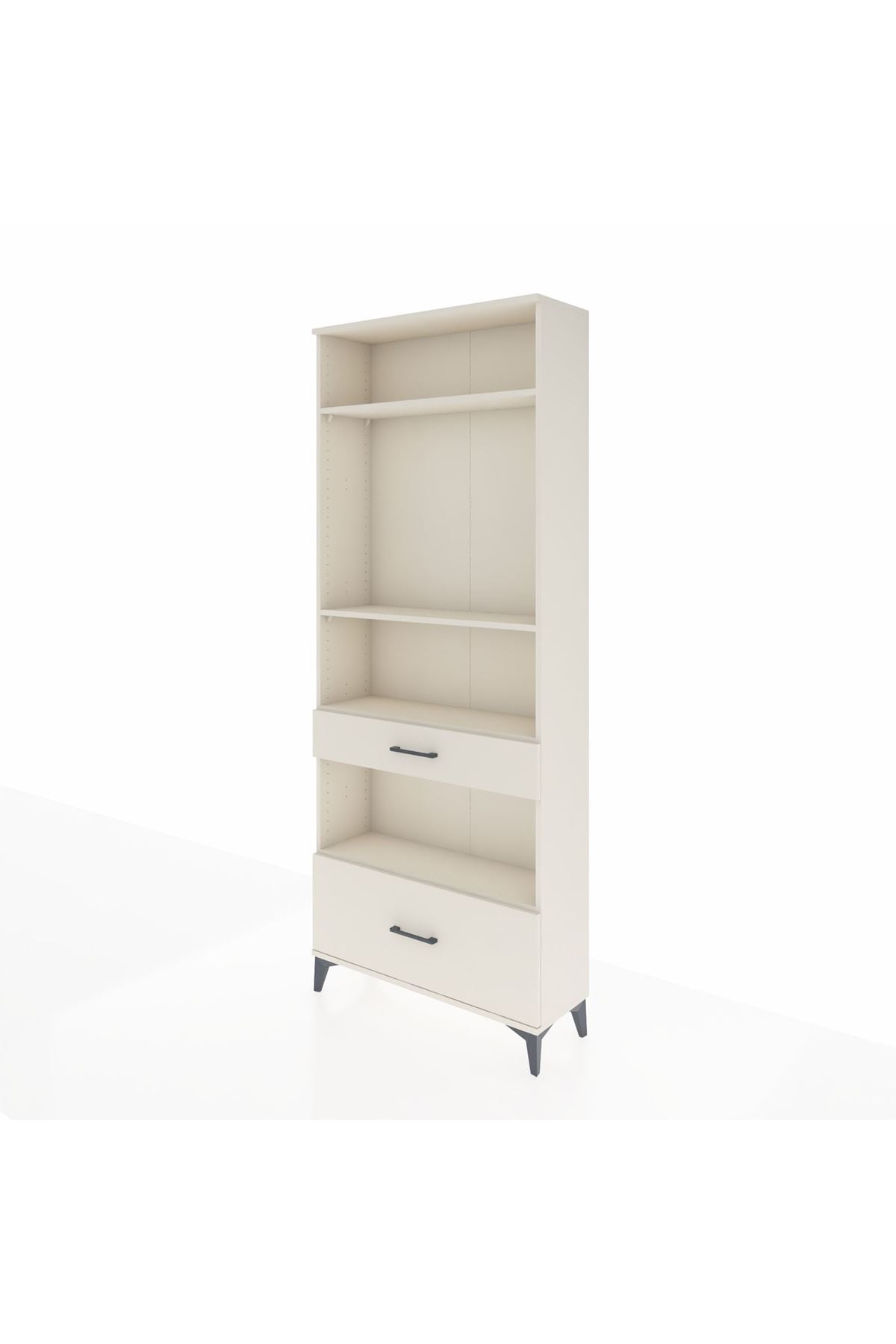 Arges Dolap 4 Raflı 2 Çekmeceli 88x30x221 Aytaşı-Aytaşı