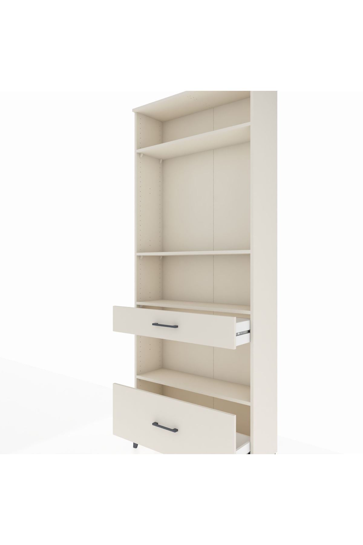 Arges Dolap 4 Raflı 2 Çekmeceli 88x30x221 Aytaşı-Aytaşı