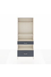 Arges Dolap 4 Raflı 2 Çekmeceli 88x30x221 Aytaşı-Antrasit