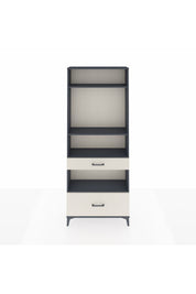 Arges Dolap 4 Raflı 2 Çekmeceli 88x30x221 Antrasit-Aytaşı