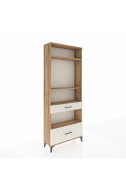 Arges Dolap 4 Raflı 2 Çekmeceli 88x30x221 Çam-Aytaşı