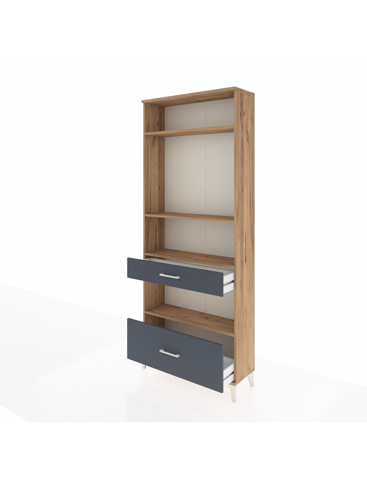 Arges Dolap 4 Raflı 2 Çekmeceli 88x30x221 - S30M102V8A