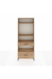 Arges Dolap 4 Raflı 2 Çekmeceli 88x30x221 Çam-Çam