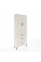 Arges Dolap 2 Raflı 3 Çekmeceli Tek Askılı 88x30x221 Aytaşı-Aytaşı