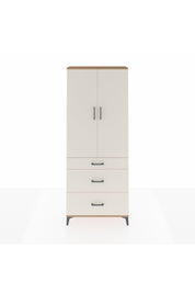 Arges Dolap 3 Raflı 3 Çekmeceli 2 Kapaklı 88x30x221 Çam-Aytaşı