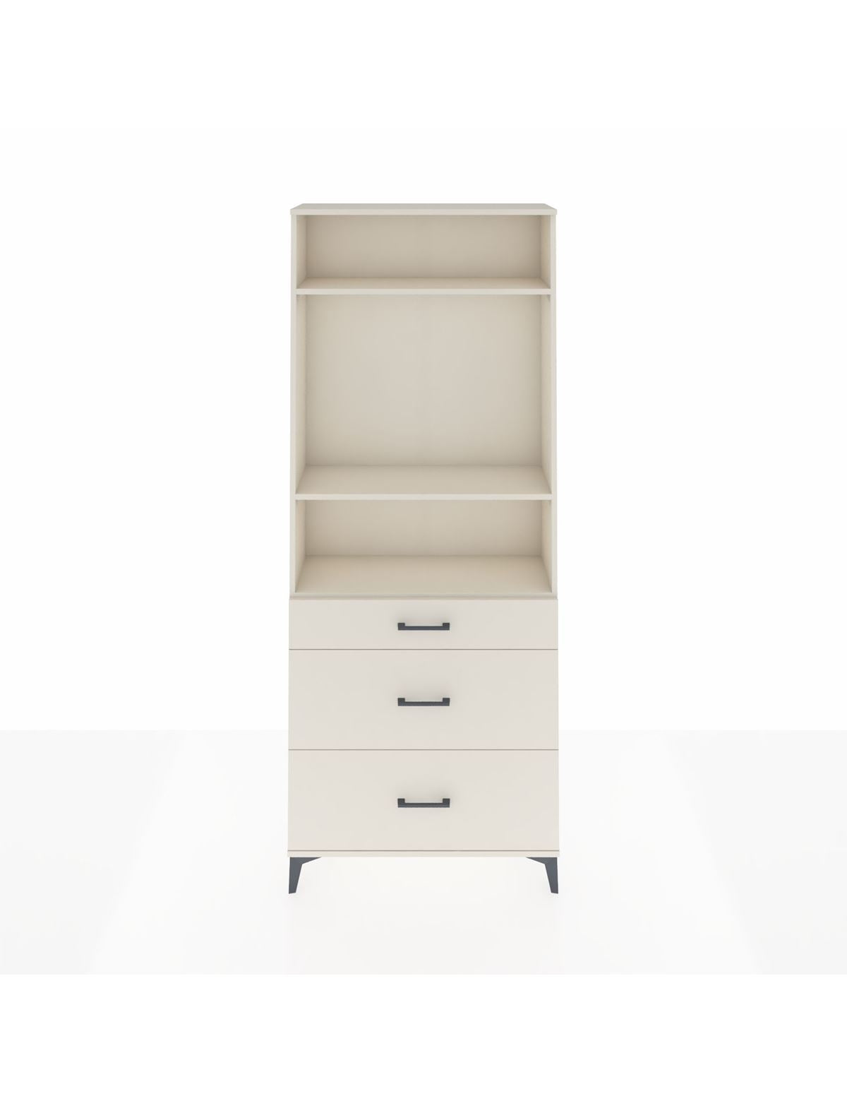 Arges Dolap 3 Raflı 3 Çekmeceli 88x30x221 Aytaşı-Aytaşı