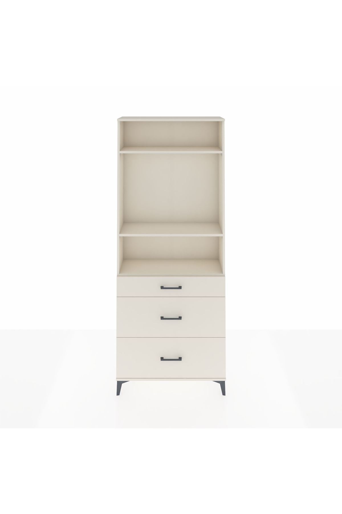 Arges Dolap 3 Raflı 3 Çekmeceli 88x30x221 Aytaşı-Aytaşı