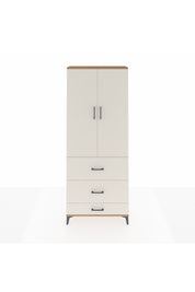 Arges Dolap 2 Raflı 3 Çekmeceli Tek Askılı 88x30x221 Çam-Aytaşı