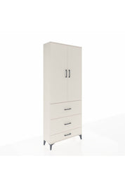 Arges Dolap 3 Raflı 3 Çekmeceli 2 Kapaklı 88x30x221 Aytaşı-Aytaşı