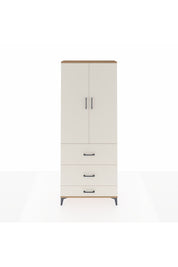 Arges Dolap 3 Raflı 3 Çekmeceli 2 Kapaklı 88x30x221 Çam-Aytaşı