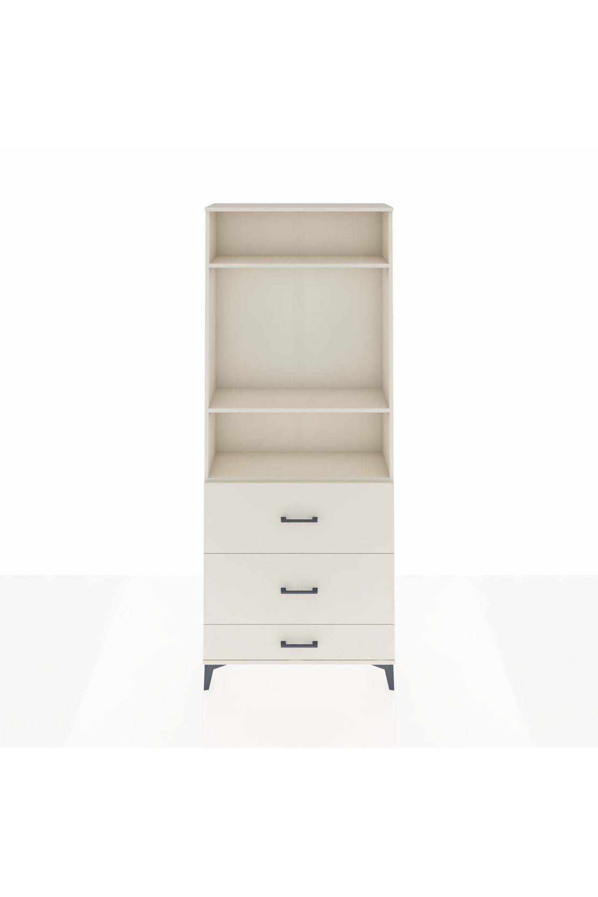 Arges Dolap 3 Raflı 3 Çekmeceli 88x30x221 Aytaşı-Aytaşı