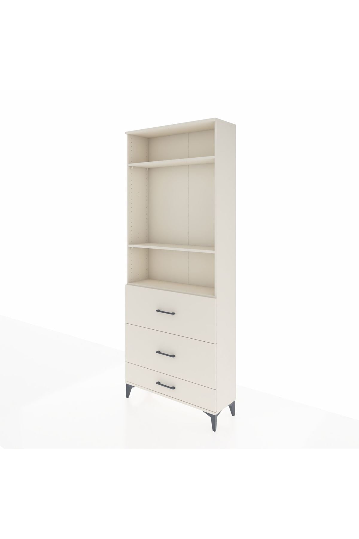 Arges Dolap 3 Raflı 3 Çekmeceli 88x30x221 Aytaşı-Aytaşı