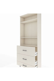 Arges Dolap 3 Raflı 3 Çekmeceli 88x30x221 Aytaşı-Aytaşı