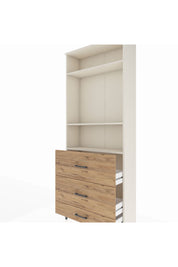 Arges Dolap 3 Raflı 3 Çekmeceli 88x30x221 Aytaşı-Çam