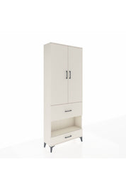 Arges Dolap 3 Raflı 2 Çekmeceli Tek Askılı 88x30x221 Aytaşı-Aytaşı
