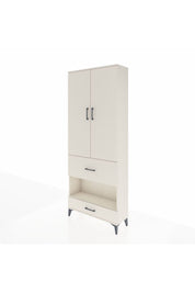 Arges Dolap 3 Raflı 2 Çekmeceli Tek Askılı 88x30x221 Aytaşı-Aytaşı
