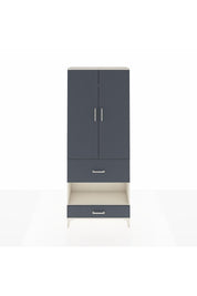 Arges Dolap 3 Raflı 2 Çekmeceli Tek Askılı 88x30x221 Aytaşı-Antrasit