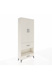 Arges Dolap 4 Raflı 2 Çekmeceli 2 Kapaklı 88x30x221 Aytaşı-Aytaşı