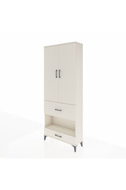 Arges Dolap 4 Raflı 2 Çekmeceli 2 Kapaklı 88x30x221 Aytaşı-Aytaşı