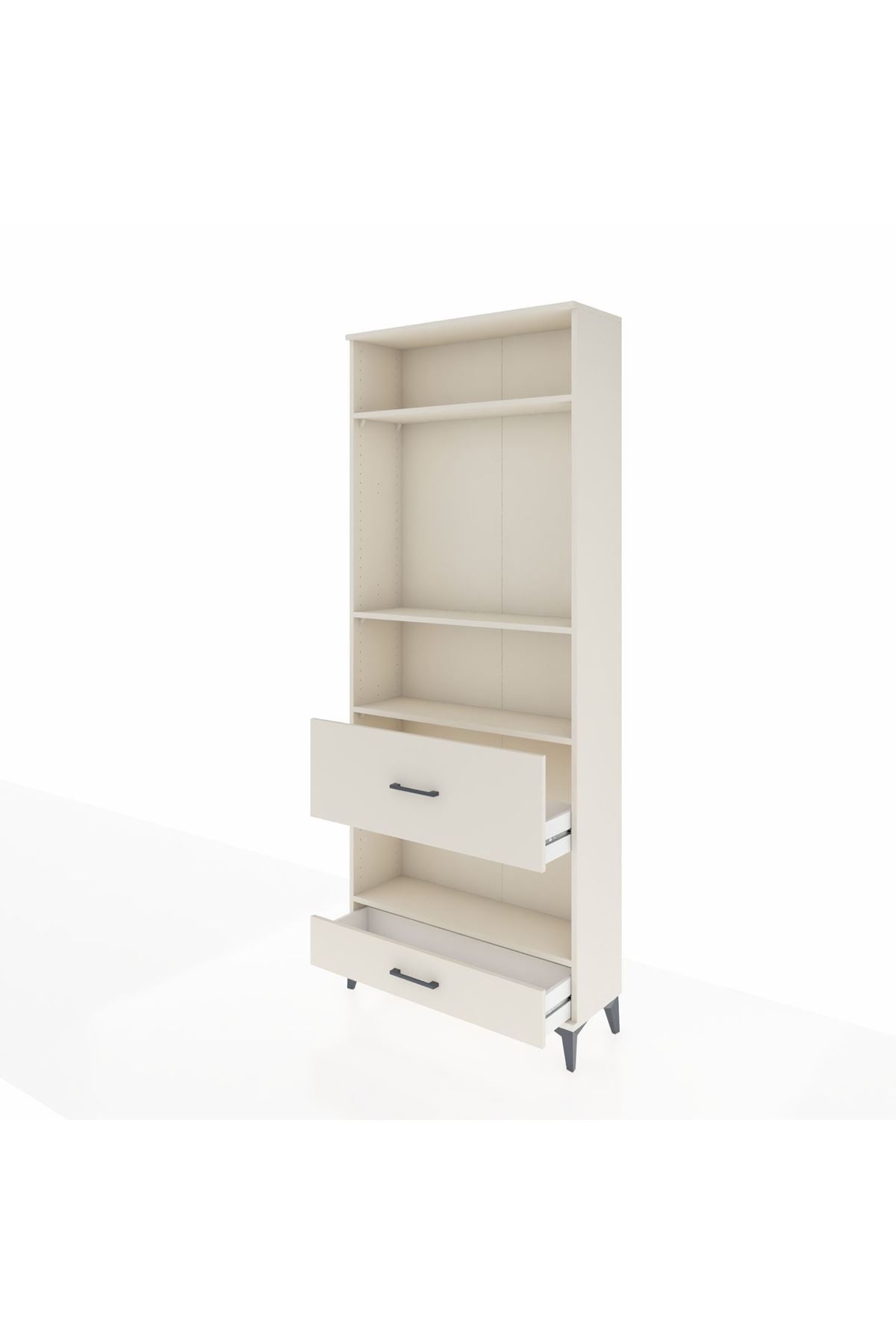 Arges Dolap 4 Raflı 2 Çekmeceli 88x30x221 Aytaşı-Aytaşı