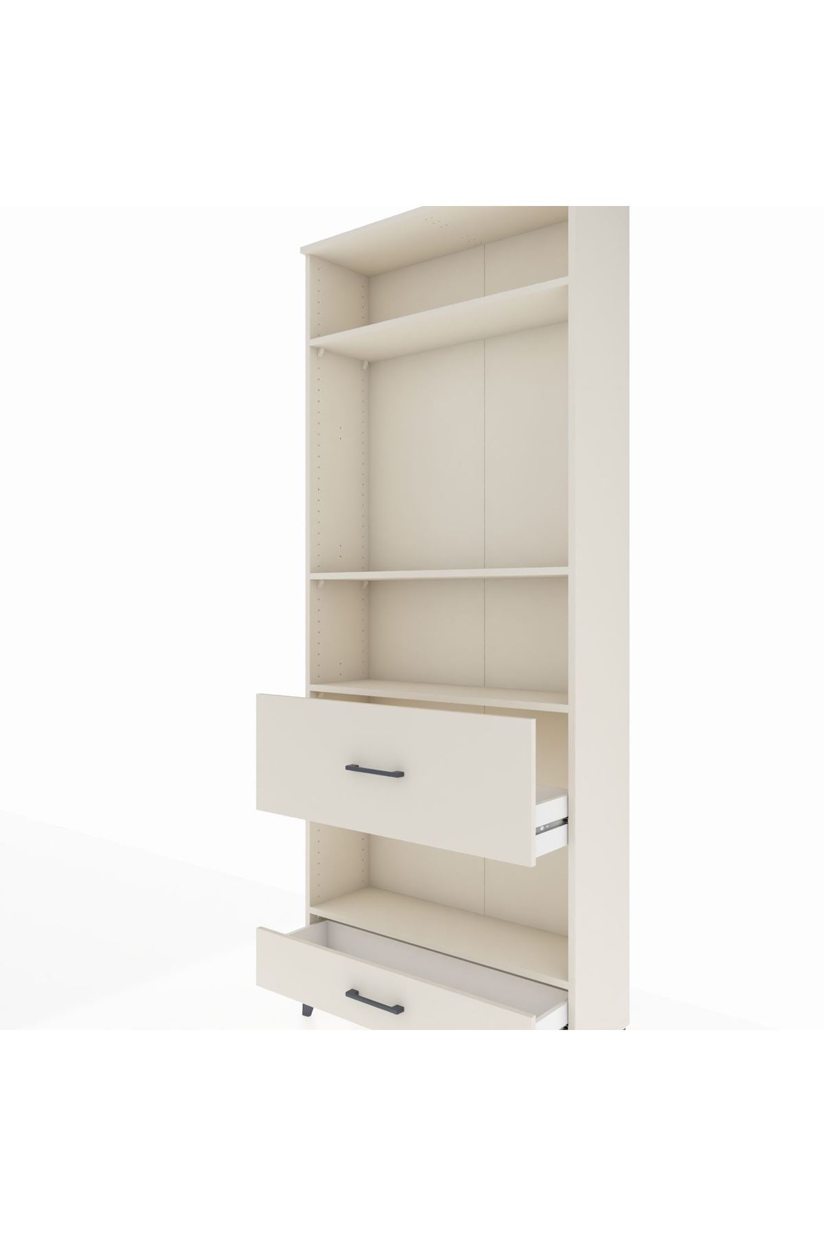 Arges Dolap 4 Raflı 2 Çekmeceli 88x30x221 Aytaşı-Aytaşı