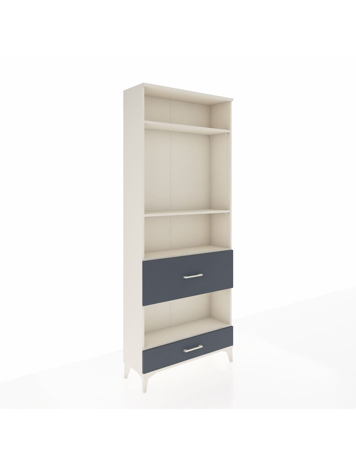 Arges Dolap 4 Raflı 2 Çekmeceli 88x30x221 Aytaşı-Antrasit