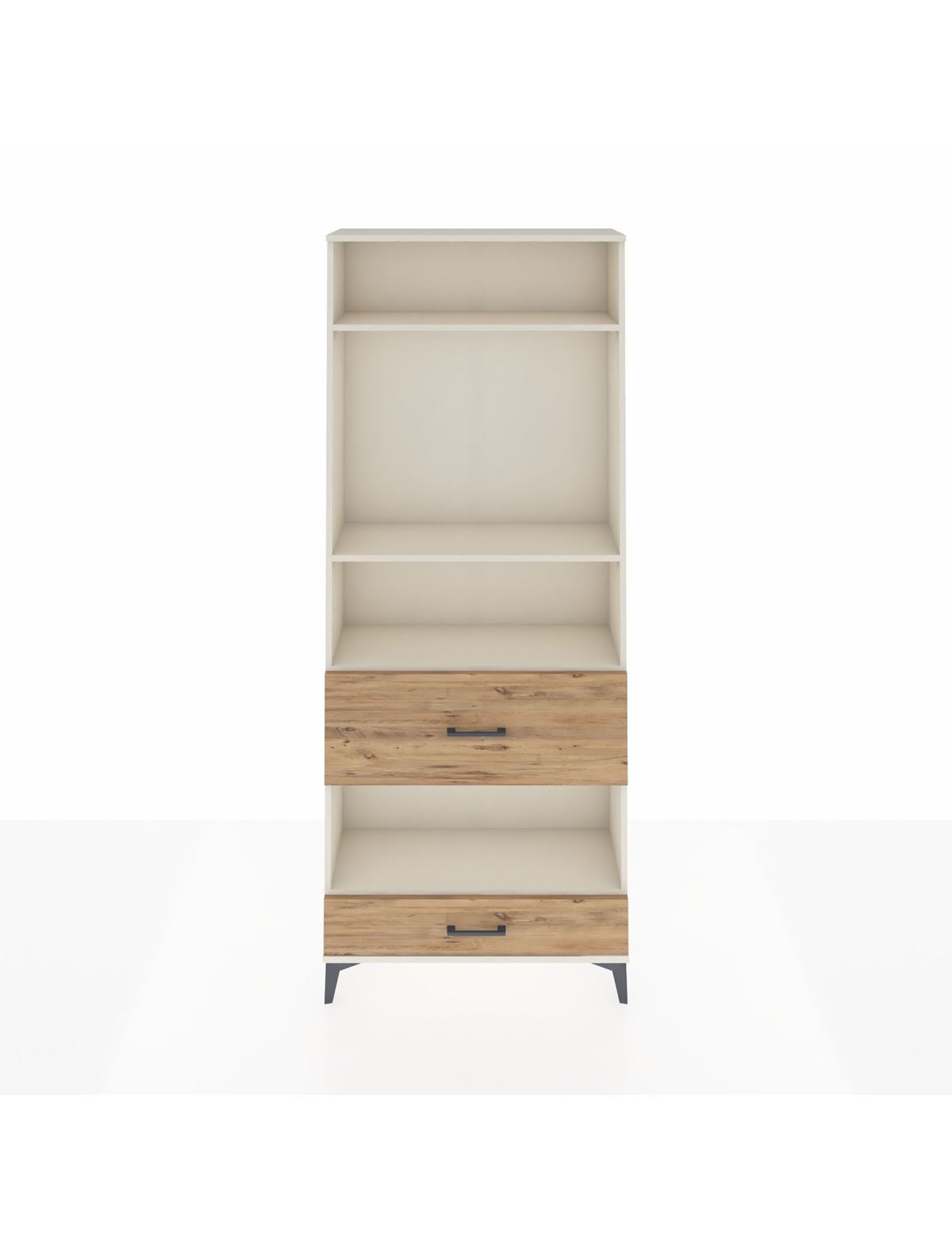 Arges Dolap 4 Raflı 2 Çekmeceli 88x30x221 Aytaşı-Çam