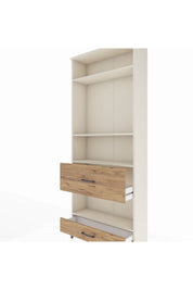 Arges Dolap 4 Raflı 2 Çekmeceli 88x30x221 Aytaşı-Çam